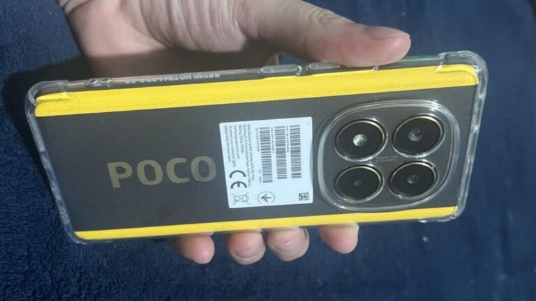Poco x7 é a prova de água?